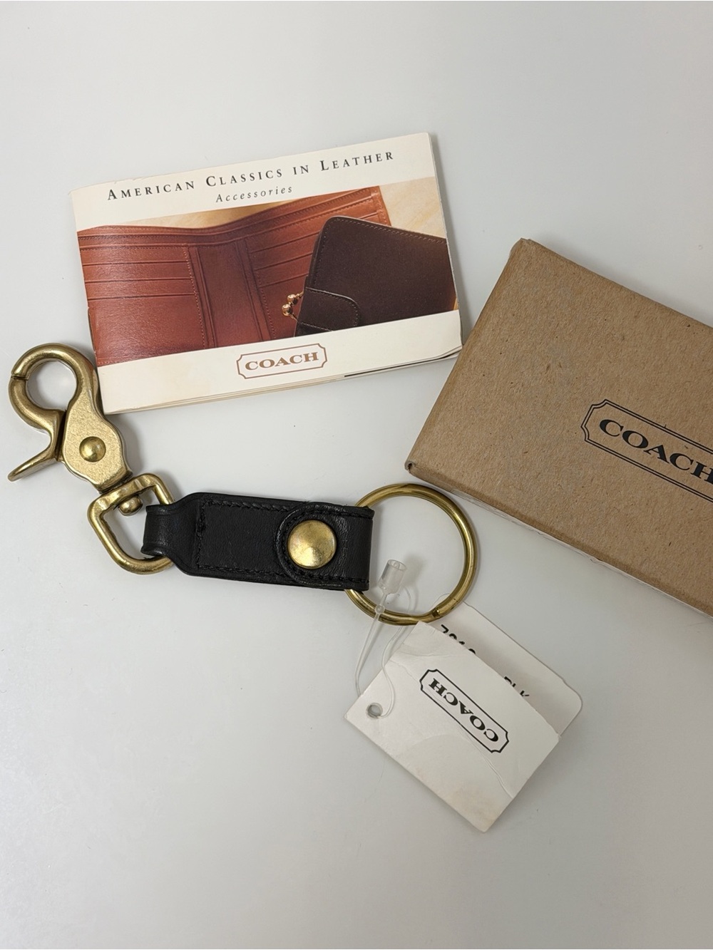 Coach Trigger Snap Key Fob